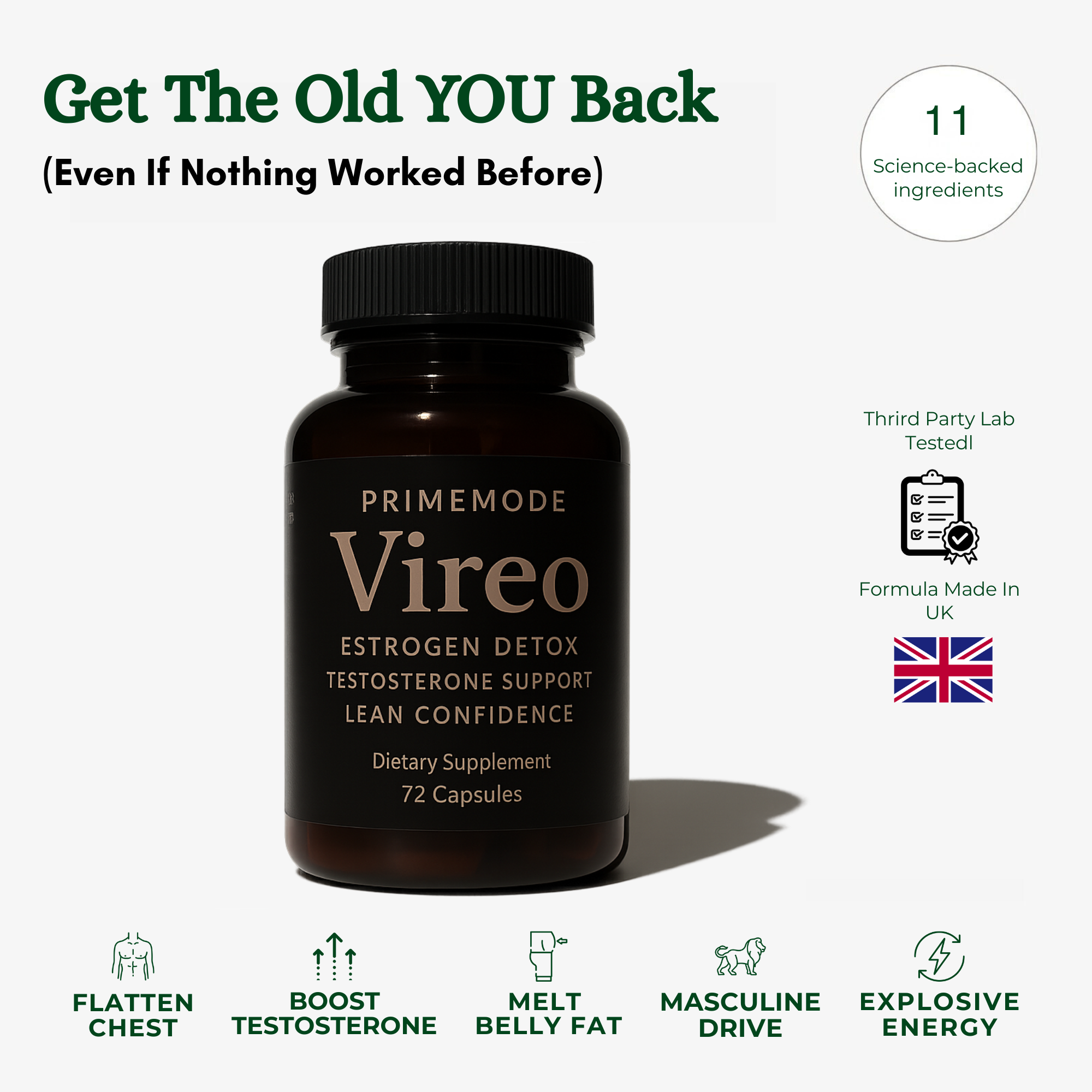 Vireo | The Complete Estrogen-Reset Formula For Men Who Refuse To Settle