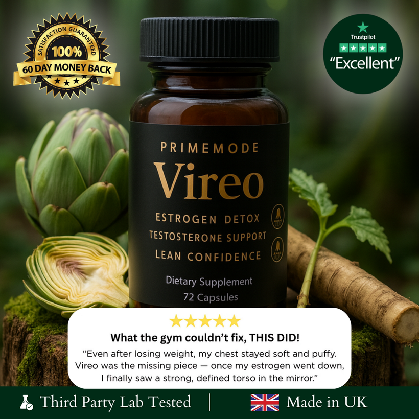 Vireo | The Complete Estrogen-Reset Formula For Men Who Refuse To Settle